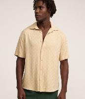 Camisa Comfort em Viscose com Textura Jacquard Quadriculada - 2