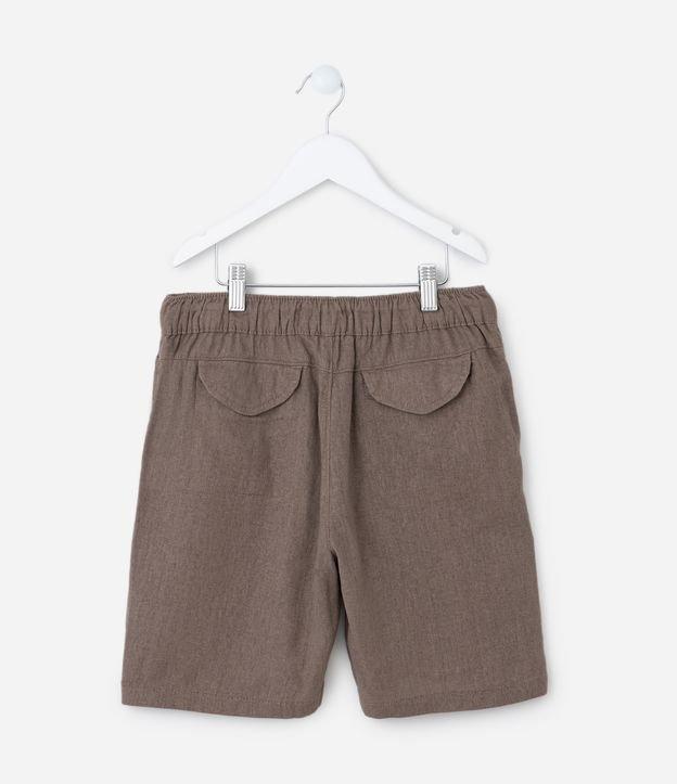 Bermuda Infantil em Viscolinho com Bolsos - Tam 5 a 14 Anos - 1