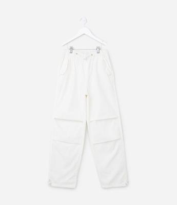 Calça Parachute Infantil com Detalhe no Joelho - Tam 5 a 14 anos