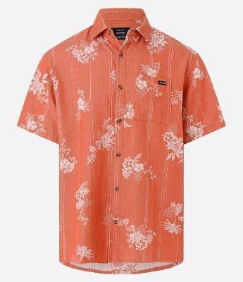 Camisa Relaxed em Jacquard com Estampa Floral