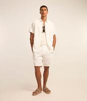 Bermuda Reta em Algodão com Textura Jacquard - 1