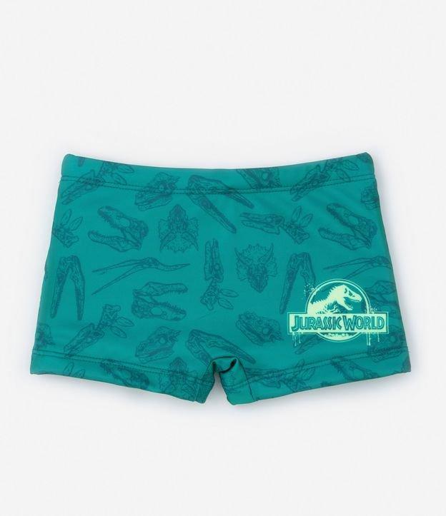 Sunga Boxer Infantil com Estampa Jurassic World - Tam 5 a 12 Anos - 1