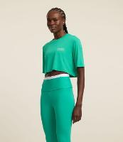 Camiseta Cropped Esportiva em Poliamida com Estampa Moving - 2