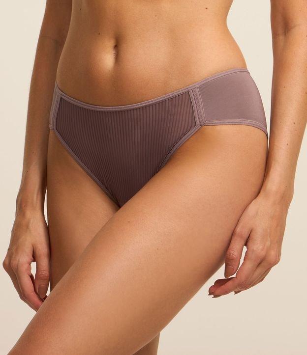 Calcinha Alta em Microfibra Texturizada DelRio - 1