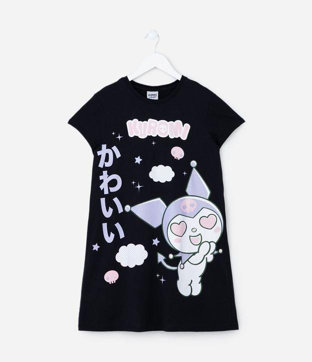 Camisola Infantil com Estampa Kuromi - Tam 5 a 16 Anos - 1