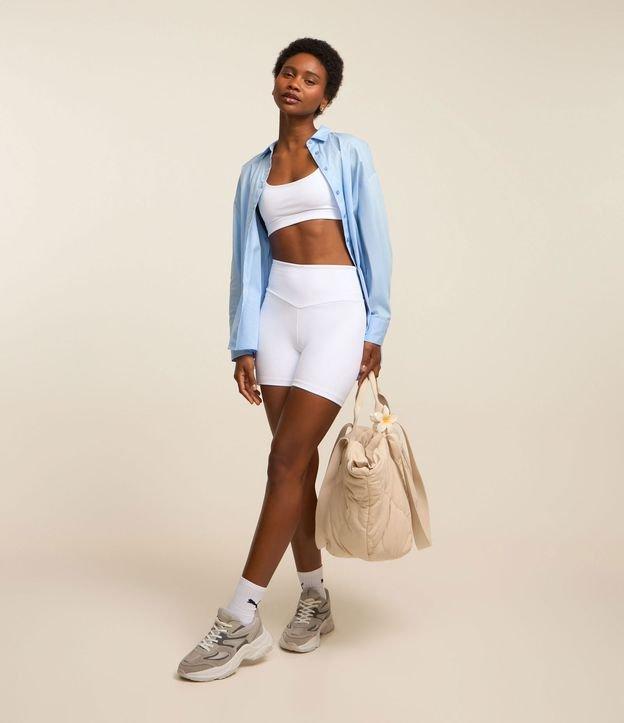 Bermuda Esportiva em Microfibra com Elástico no Cós - 2