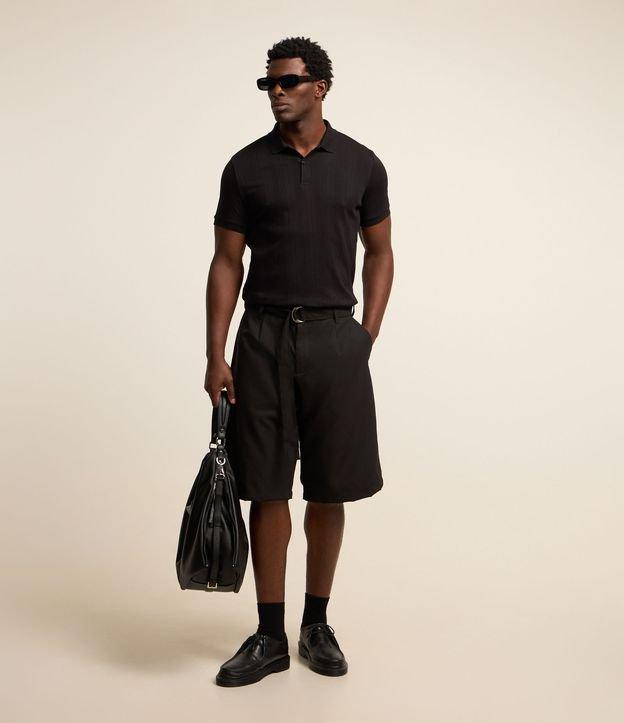 Bermuda Jorts Alfaiatada com Cinto - 2