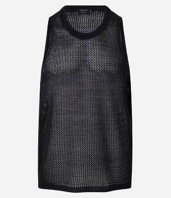 Regata Regular em Tricô Open Work