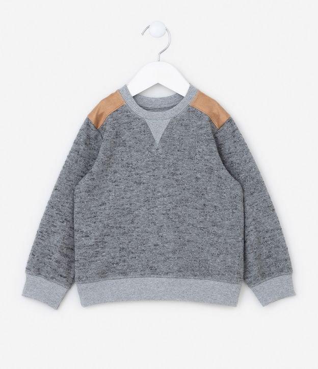 Blusão Infantil em Moletom com Forro Quentinho - Tam 1 a 5 Anos - 1