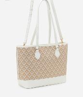 Bolsa Shopper Grande em Algodão Estampa Diferenciado com Zíper - 1