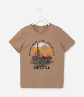 Camiseta Infantil com Estampa Arizona - Tam 5 a 14 Anos - 1