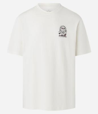 Camiseta Relaxed em Malhão com Estampa Hawaian Club