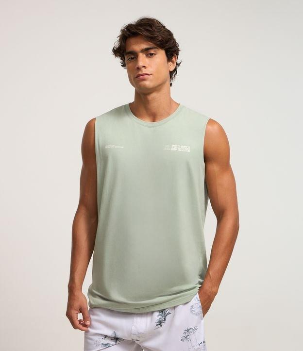 Regata Comfort em Algodão com Estampa Lettering - 2