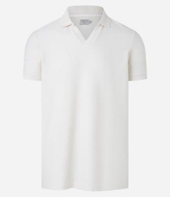 Camisa Polo Comfort em Algodão com Textura