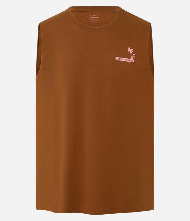 Regata Comfort em Algodão com Estampa Crash The Waves - 1