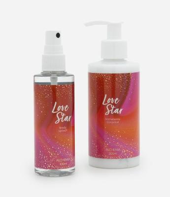 Kit Hidratante Corporal 200ml + Body Splash 100ml Love Star Alchemia