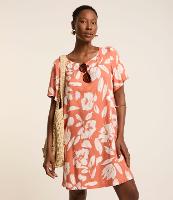 Vestido T-shirt em Viscose Estampa Maxi Floral - 1