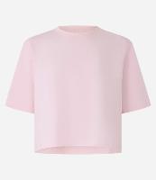 Blusa Cropped em Algodão com Manga Curta - 1