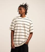 Camiseta Relaxed em Algodão com Listras Finas - 2