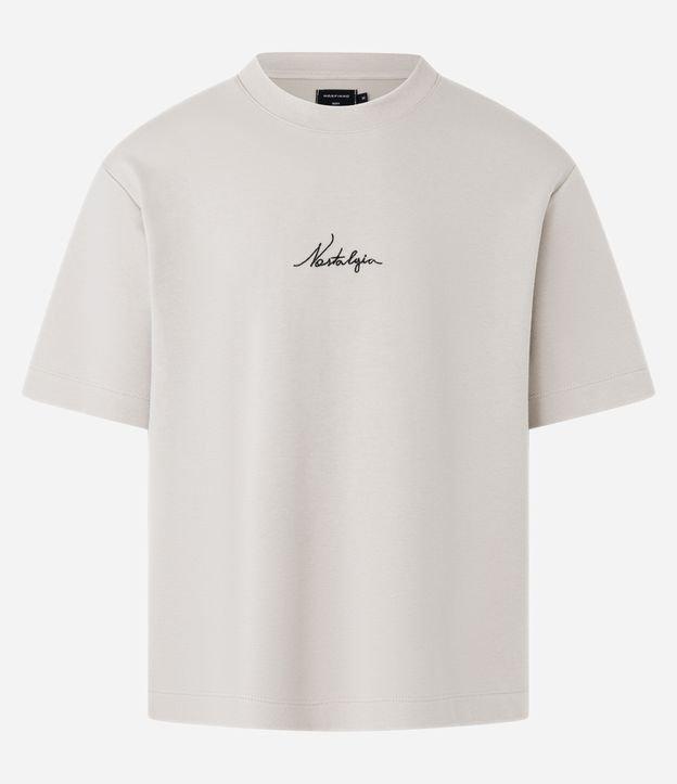 Camiseta Boxy em Algodão com Estampa Nostalgia - 1