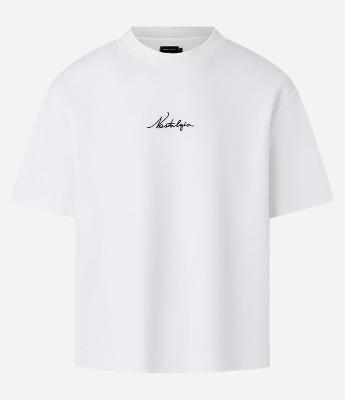 Camiseta Boxy em Algodão com Estampa Nostalgia