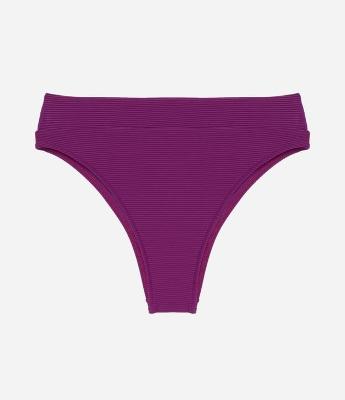 Biquíni hot Pants Asa Delta em Microfibra com Textura Canelada