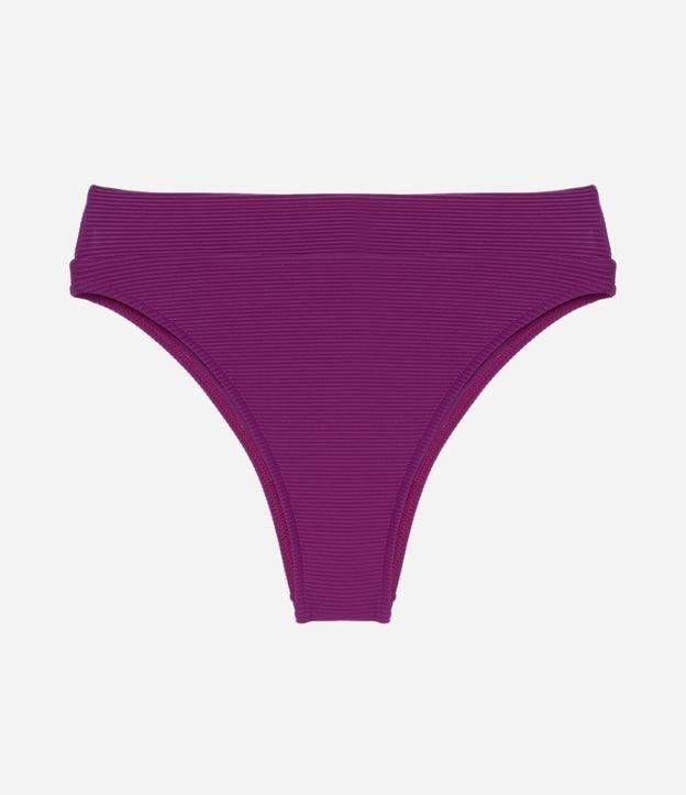 Biquíni hot Pants Asa Delta em Microfibra com Textura Canelada - 1