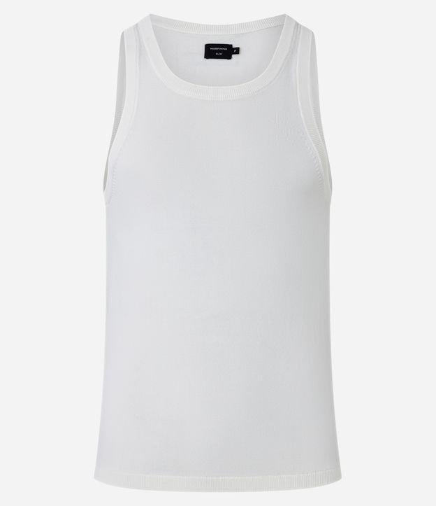 Regata Slim em Tricô com Textura - 1