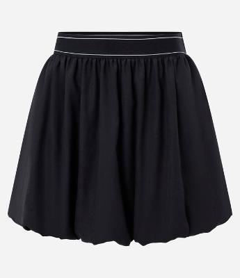 Saia Esportiva Balonê em Microfibra com Listras no Cós