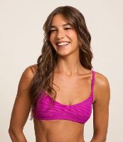 Biquíni Top Camisetinha em Microfibra com Textura Canelada - 3