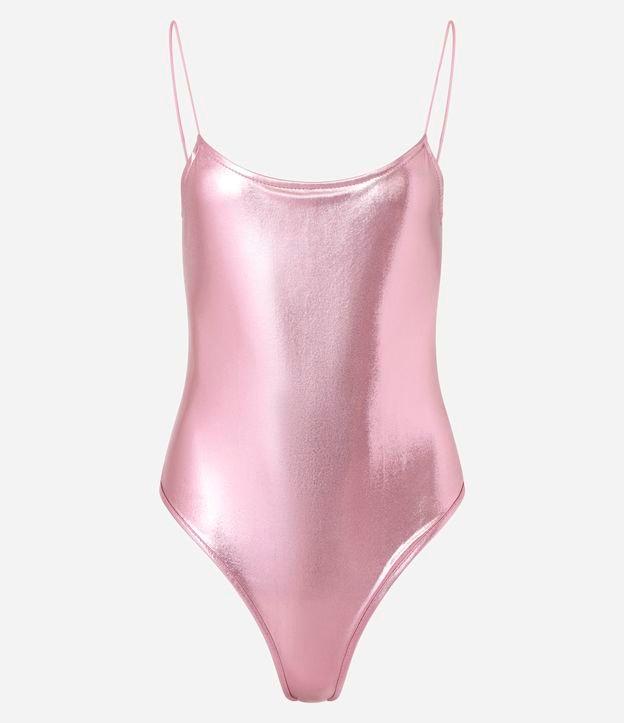 Body Metalizado com Decote nas Costas - 1