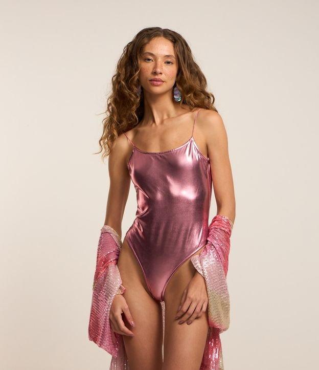 Body Metalizado com Decote nas Costas - 2