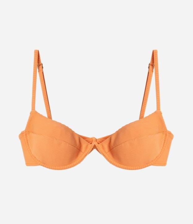 Biquíni Top Meia Taça em Microfibra com Textura Canelada - 1