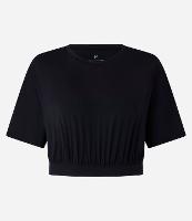 Blusa Cropped Esportiva em Microfibra com Elástico - 1