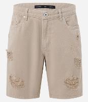 Bermuda Slim Destroyed com Puídos e Bolso - 1