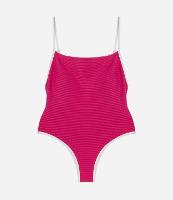 Maio em Microfibra com Textura Canelada e Viés Contrastante - 1