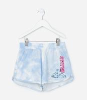 Short Runner Infantil com Estampa Tie Dye e Stitch - Tam 5 a 14 Anos - 1