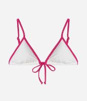 Biquíni Top Cortininha em Microfibra com Viés Contrastante - 1