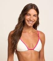 Biquíni Top Cortininha em Microfibra com Viés Contrastante - 2