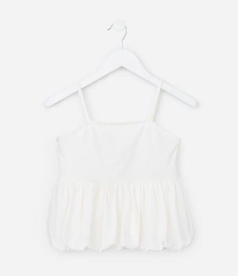 Regata Balonê Infantil de Alças Finas - Tam 5 a 14 Anos