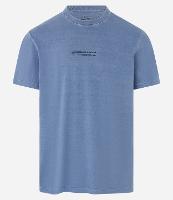 Camiseta Comfort em Algodão Estonado com Estampa Lettering - 1