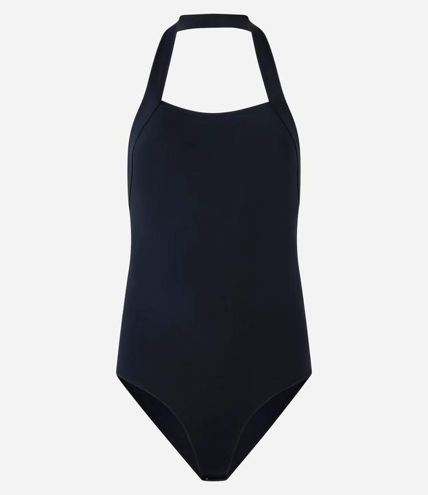 Body Frente Única em Microfibra com Decote Quadrado - 1