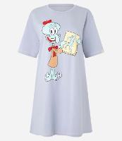 Camisola em Algodão com Estampa do Lula Molusco - 1