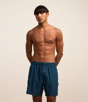 Bermuda com Cós Elástico e Estampa de Coqueiros - 2