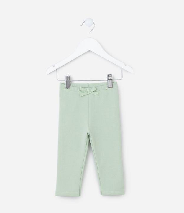 Calça Legging Infantil Quentinha com Lacinho - Tam 0 a 18 meses - 1