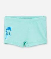 Sunga Boxer Infantil com Estampa Coqueiro - Tam 5 a  14 Anos - 1