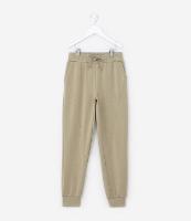 Calça Básica Infantil com Toque Suave e Recortes - Tam 5 a 14 Anos - 1