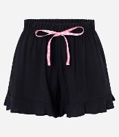 Short de Pijama em Viscose Com Laço Contrastante - 1