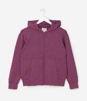 Jaqueta Infantil com Toque Suave e Capuz -Tam 5 a 14 Anos - 1