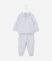 Conjunto Infantil com Botões e Gola Polo - Tam  0 a 18 meses - 1